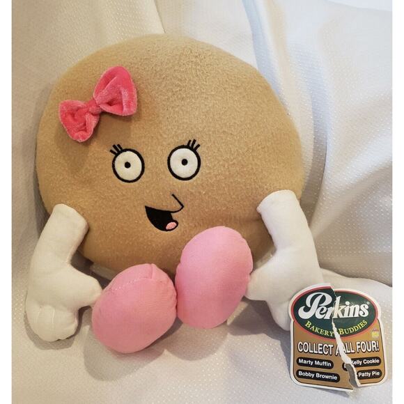 Perkins Bakery Buddies Kelly Cookie Stuffed Plush 13 in * 10 in * 4 in RARE HTF - Picture 1 of 9